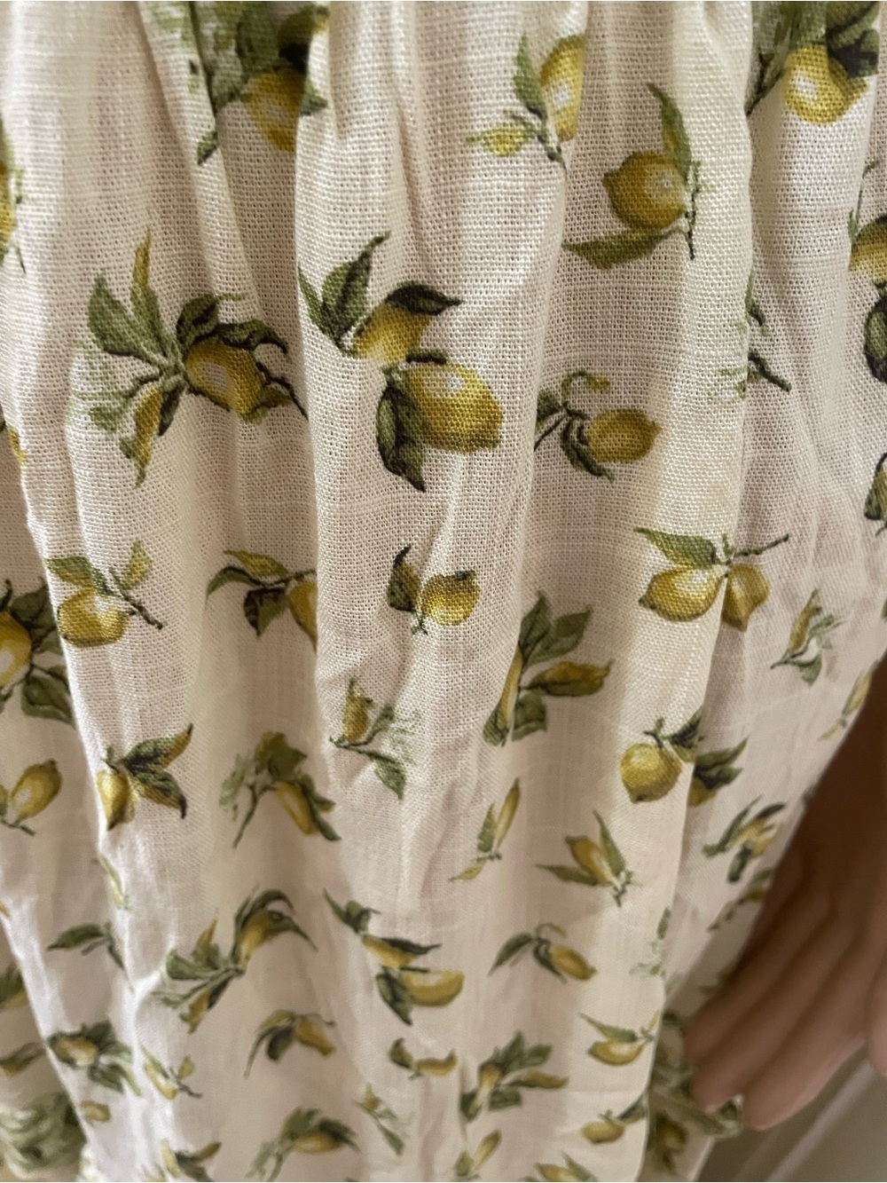 Max Studio Cream Midi Skirt with Green Floral Print - Picture 8 of 13